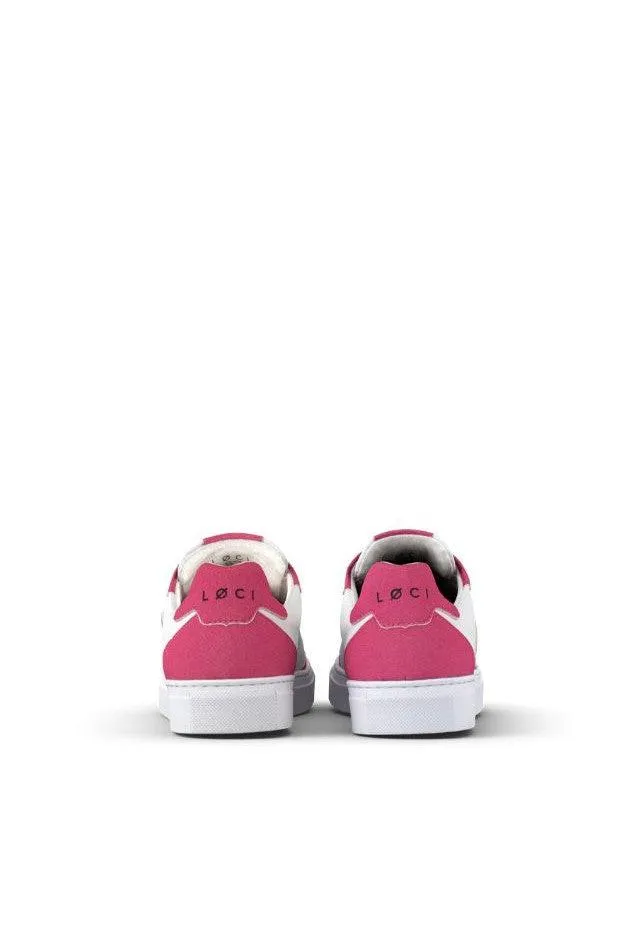 LØCI - Seven Sneaker - White/Hot Pink/Hot Pink