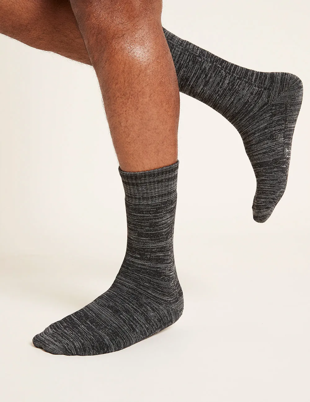 Men's Crew Boot Socks - Dark Grey Marl