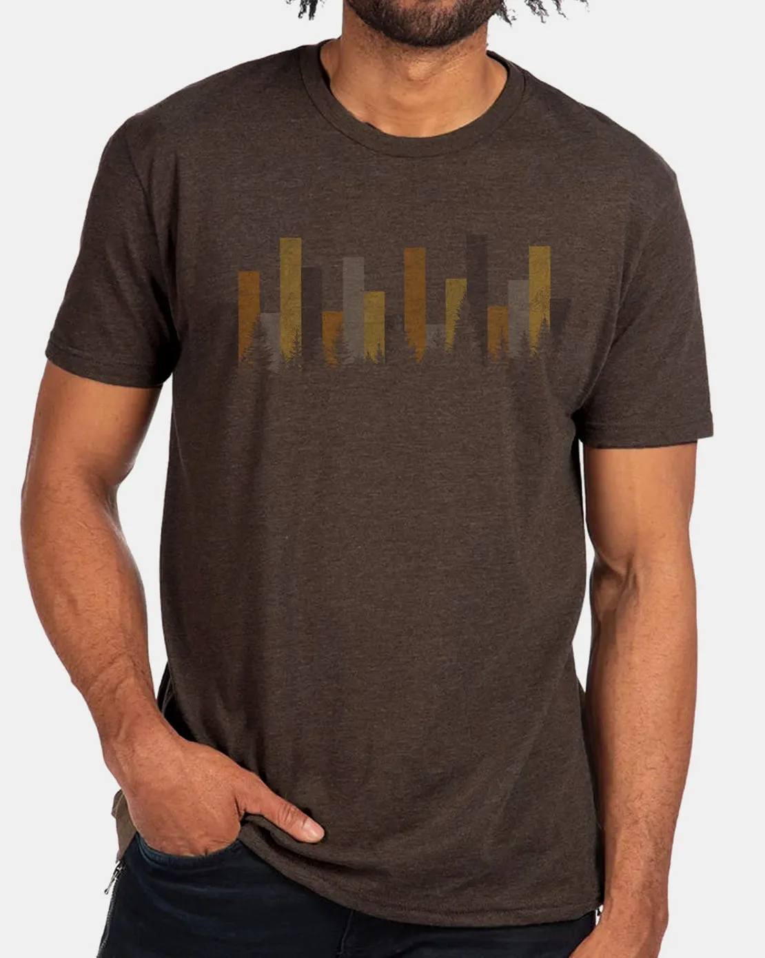 Men's Geometric Forest T-Shirt