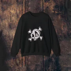 Mens Vintage Skeleton Long Sleeve Sweatshirt