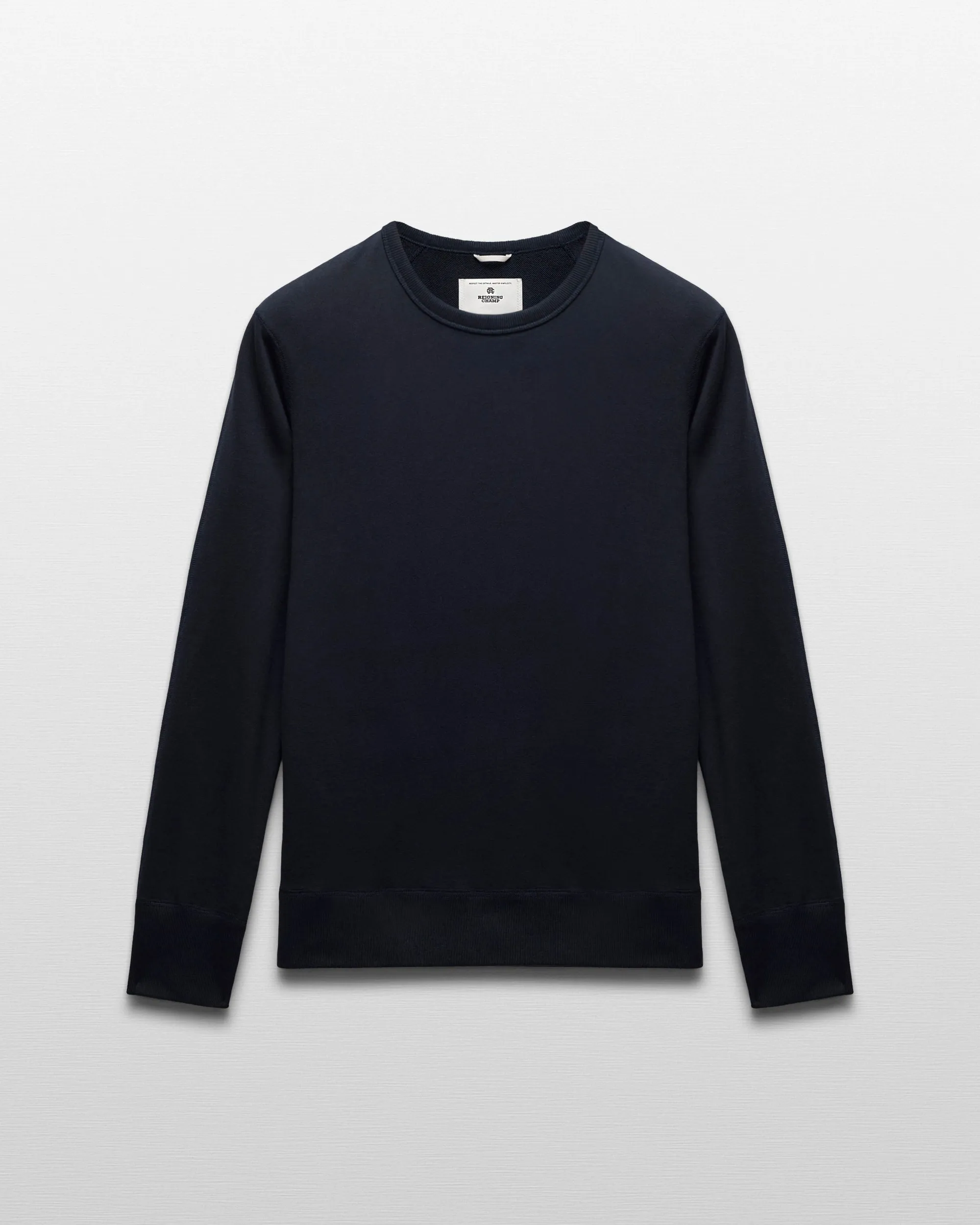 Midweight Terry Slim Crewneck