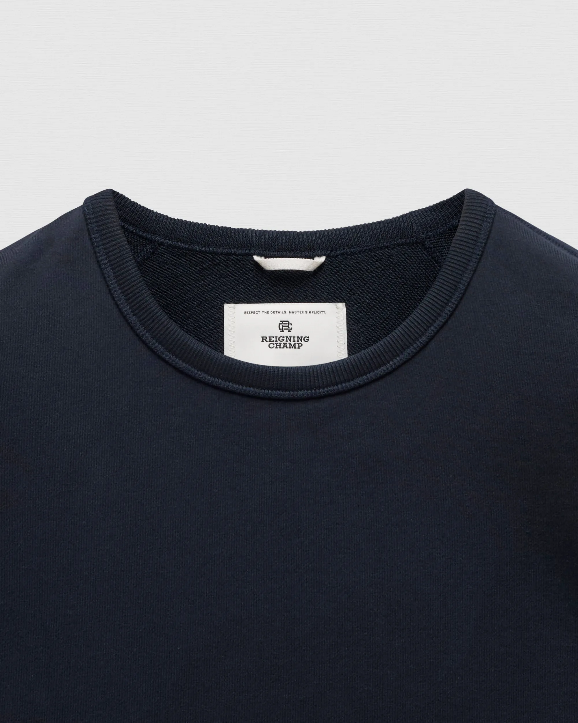 Midweight Terry Slim Crewneck