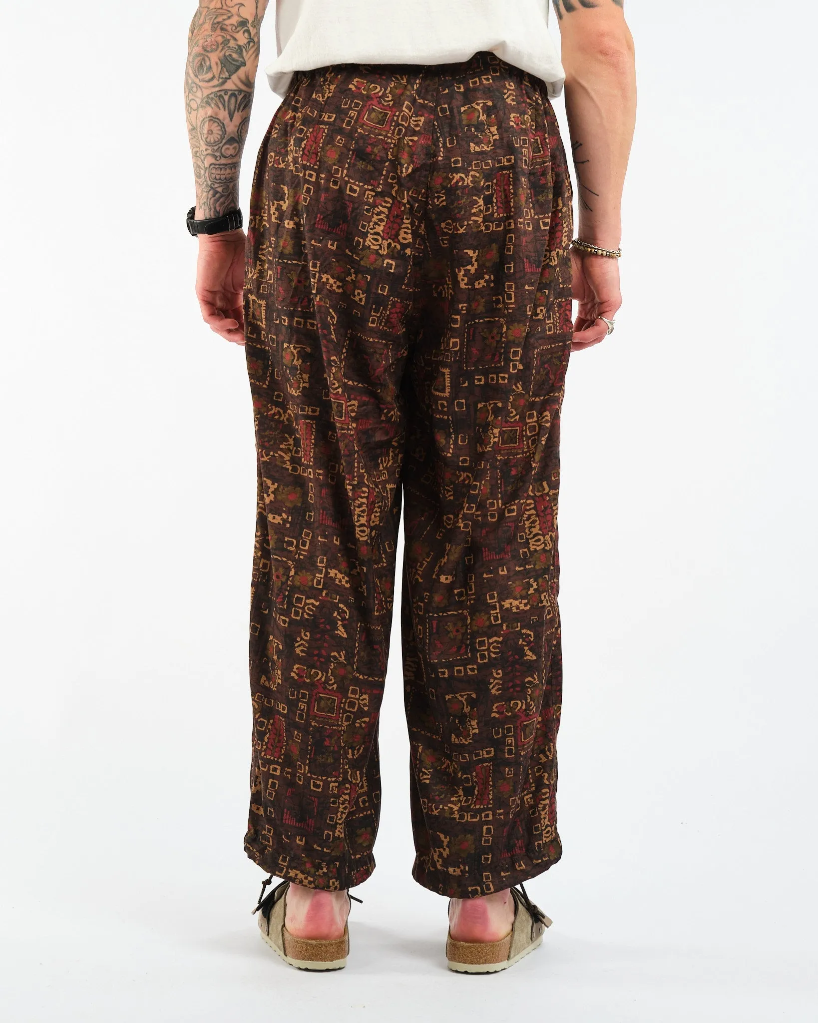 MIL Easy Pants Batik Print PE Brown