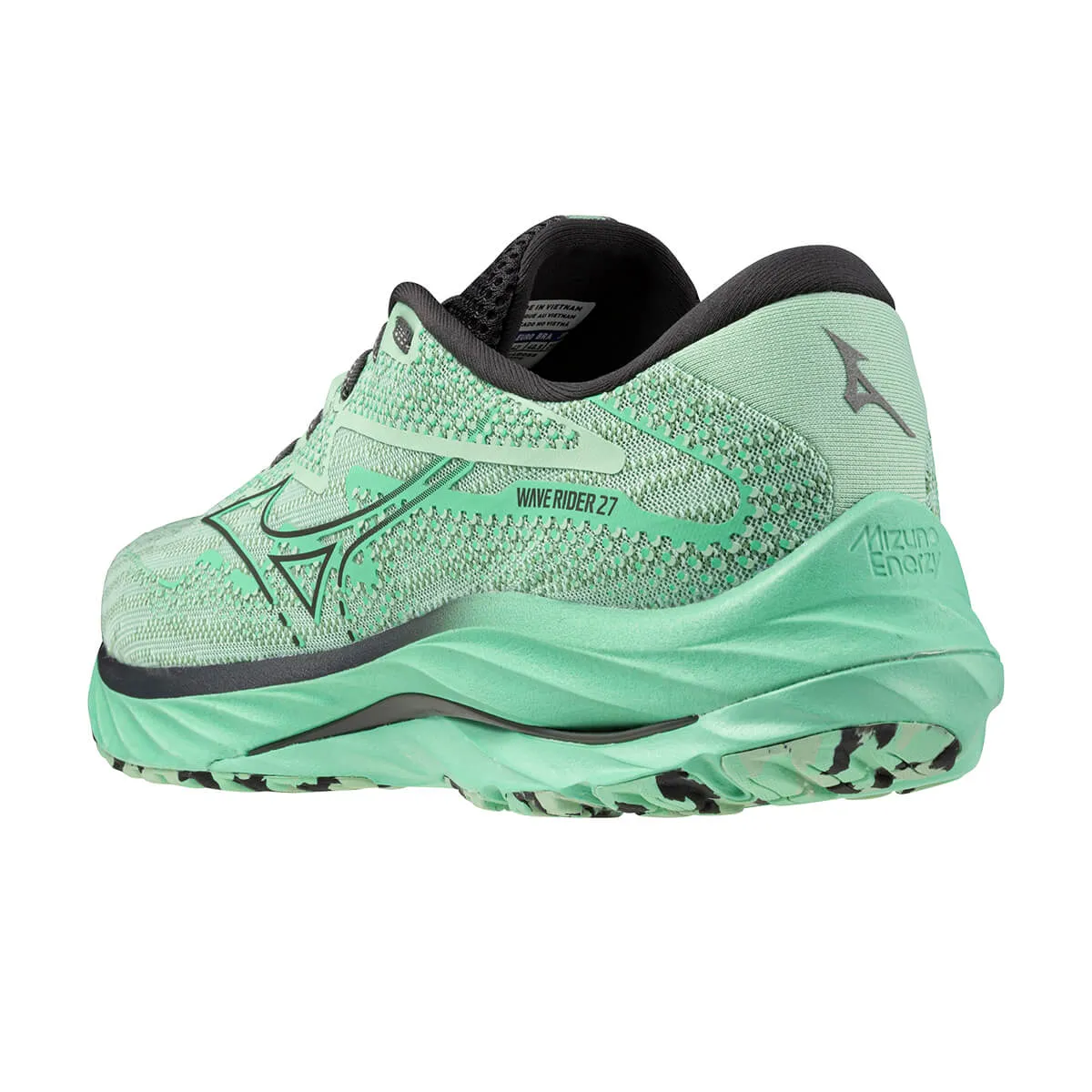 Mizuno Wave Rider 27 Mens | Grayed Jade/black Oyster/jade