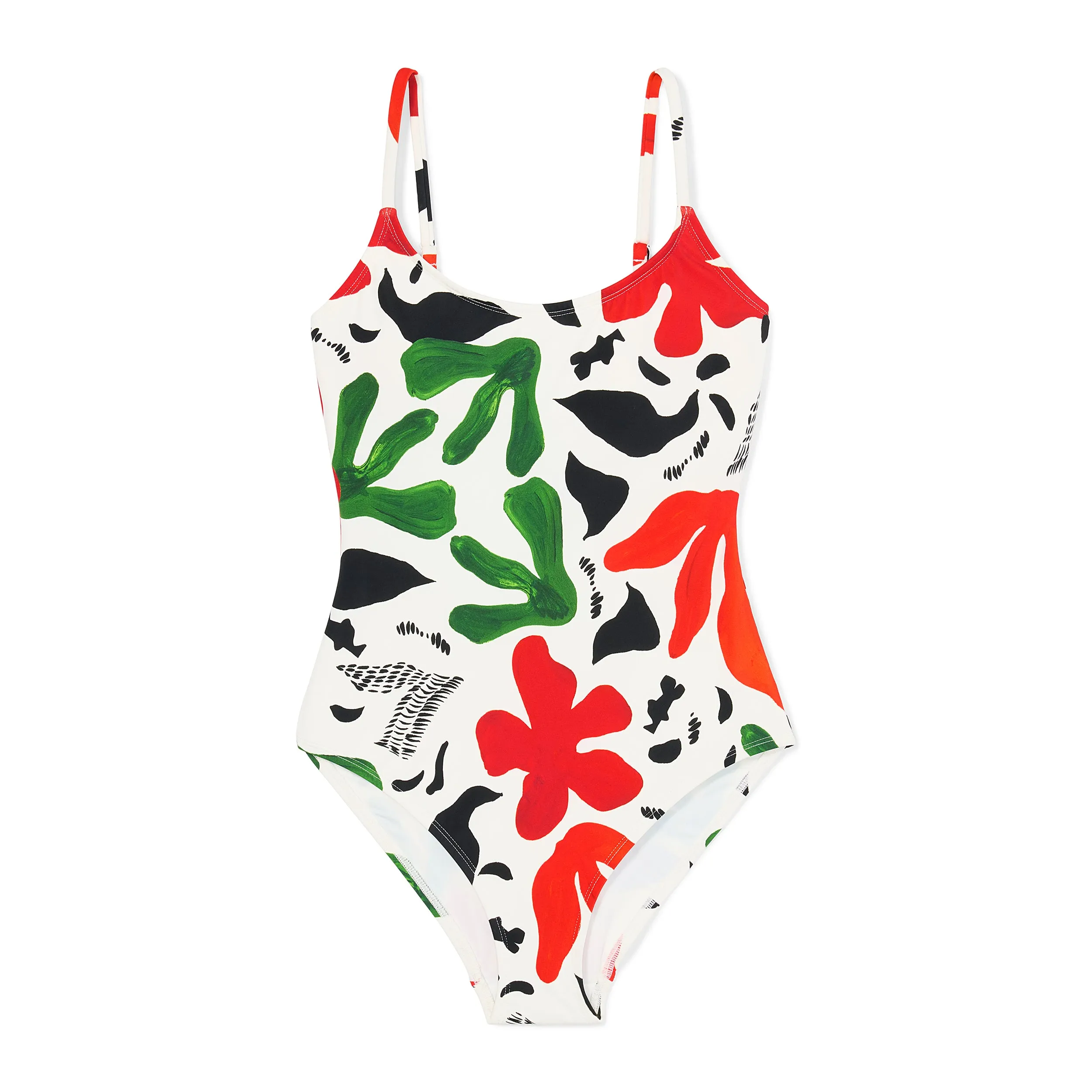 M.M.LaFleur x Andie Amalfi One Piece :: Cutout Floral Icon