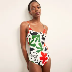 M.M.LaFleur x Andie Amalfi One Piece :: Cutout Floral Icon