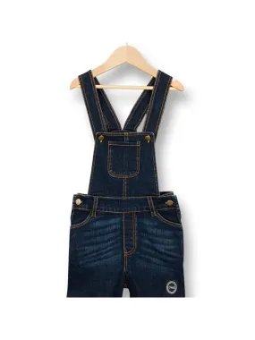 Naughty Dungaree® Boys Midnight Blue Denim Playsuit