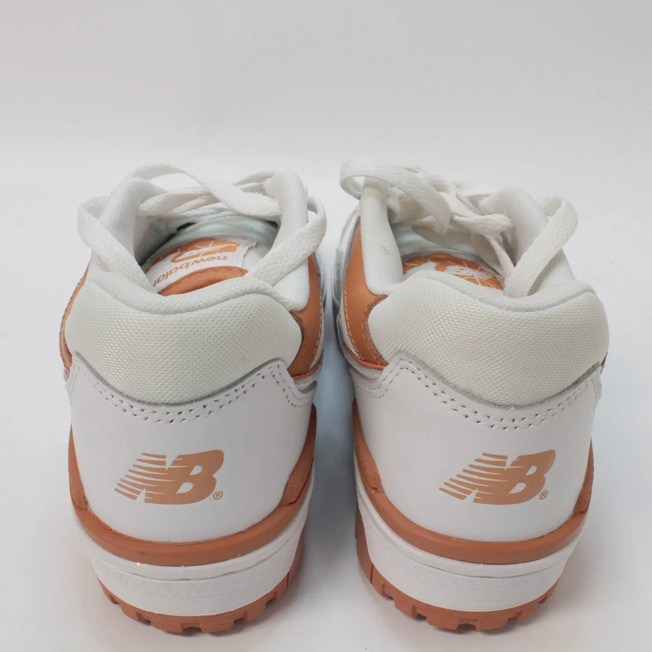 New Balance Bb550 White Orange Grey Uk Size 4