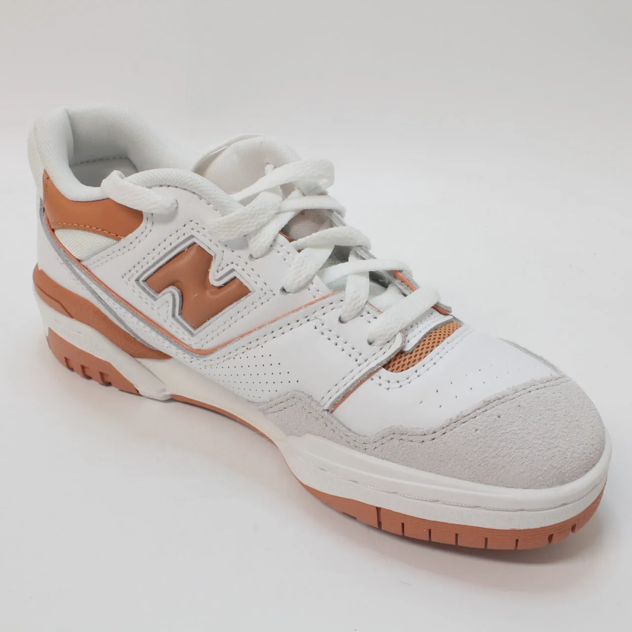 New Balance Bb550 White Orange Grey Uk Size 4