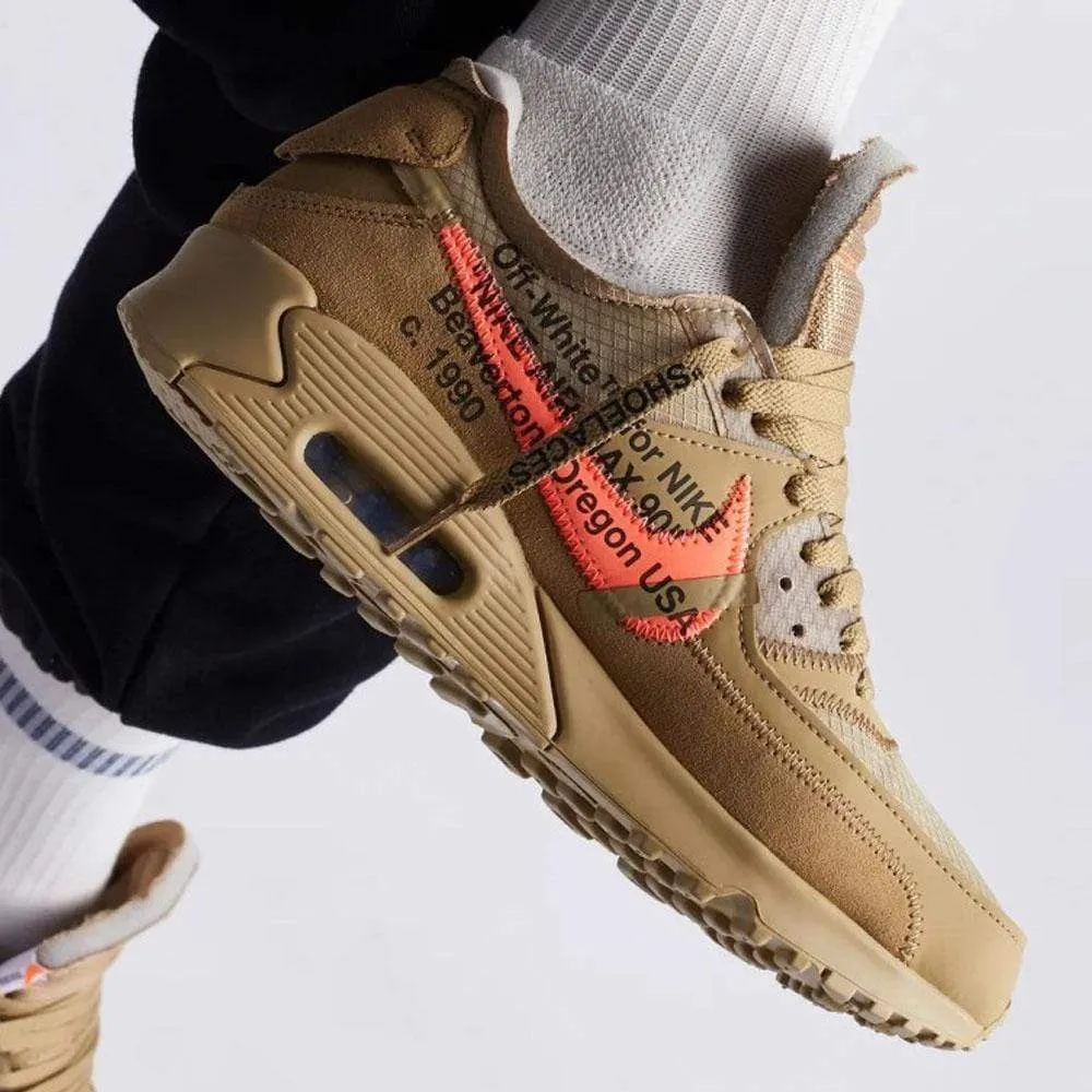 Off-White x Nike Air Max 90 Desert Ore