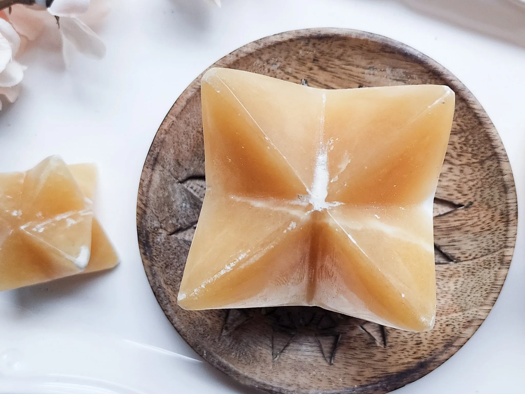 Orange Calcite Merkaba