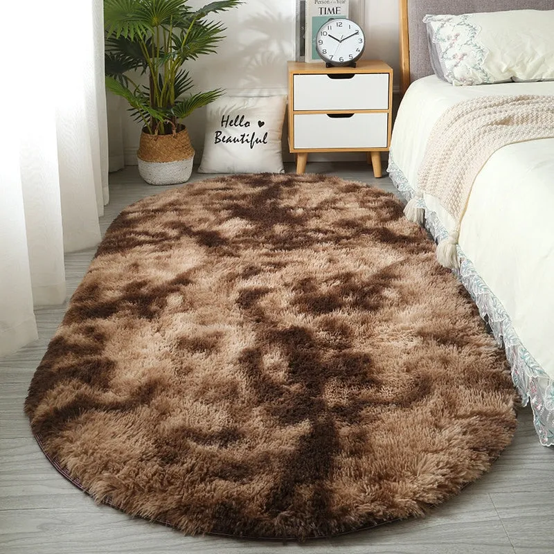 Oval Bedside Rug