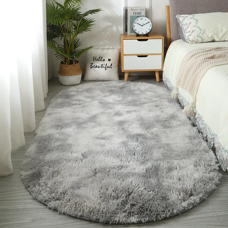 Oval Bedside Rug