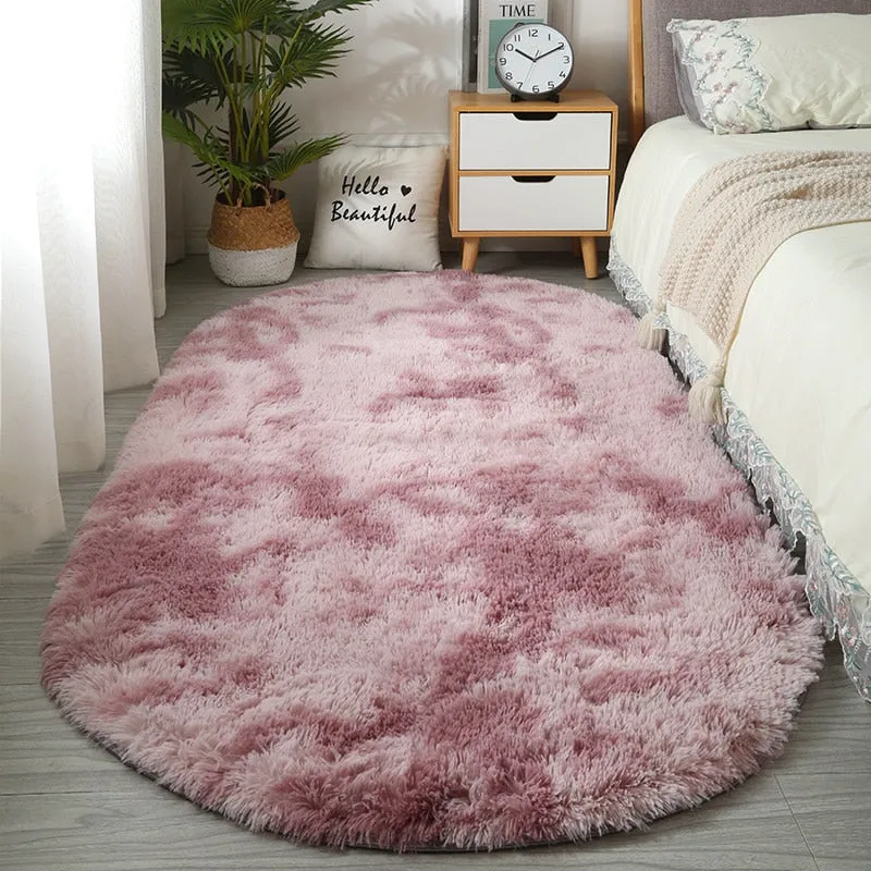 Oval Bedside Rug