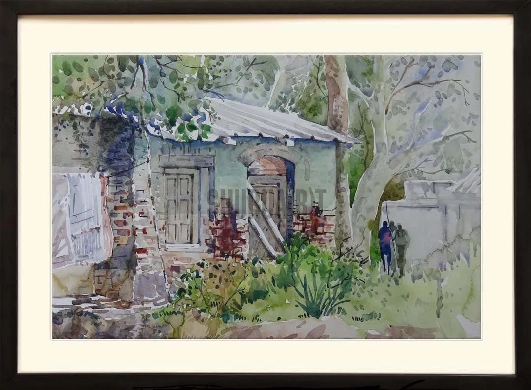 Painting of a Garden House