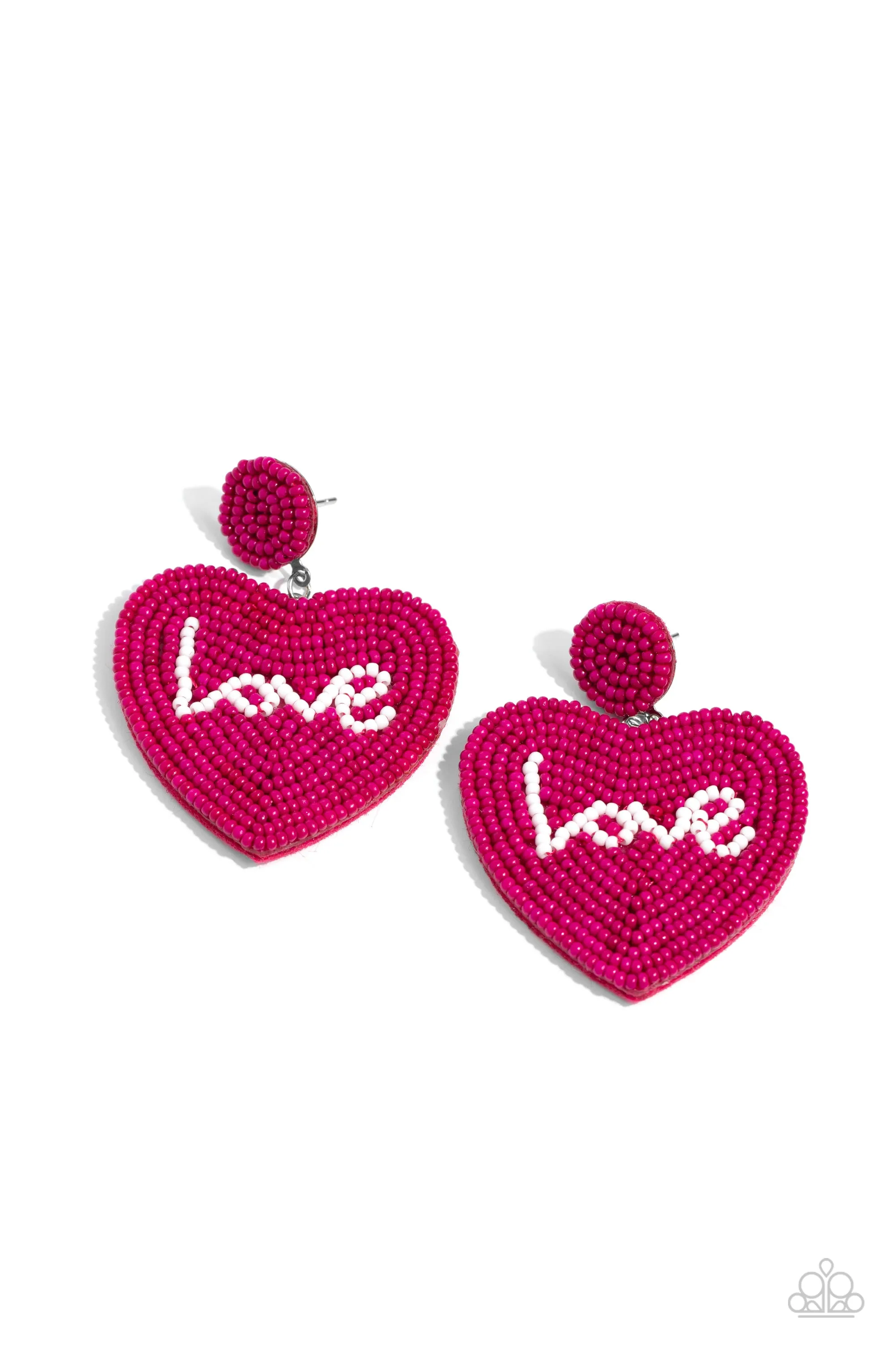 Paparazzi Sweet Seeds Pink Post Earrings