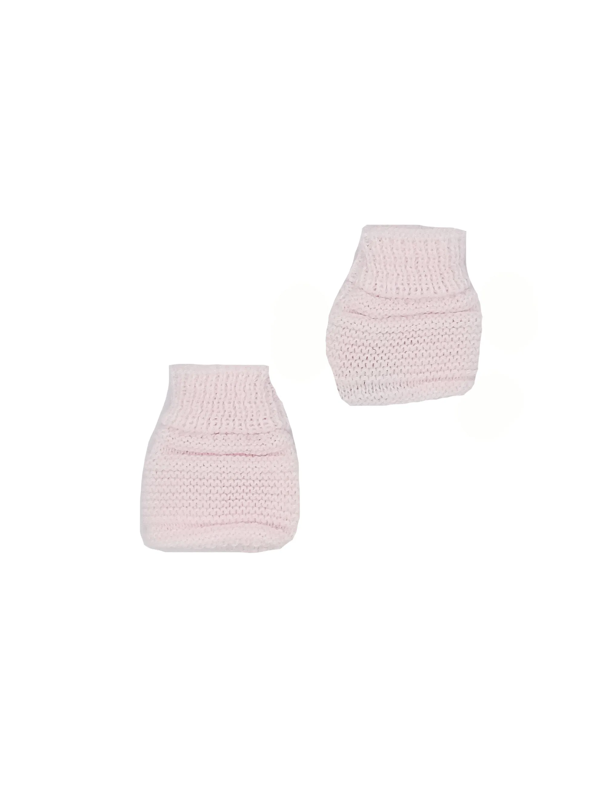 Pink Knitted Booties