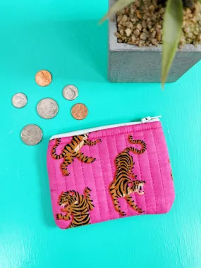 Pink Tigers Coin Purse