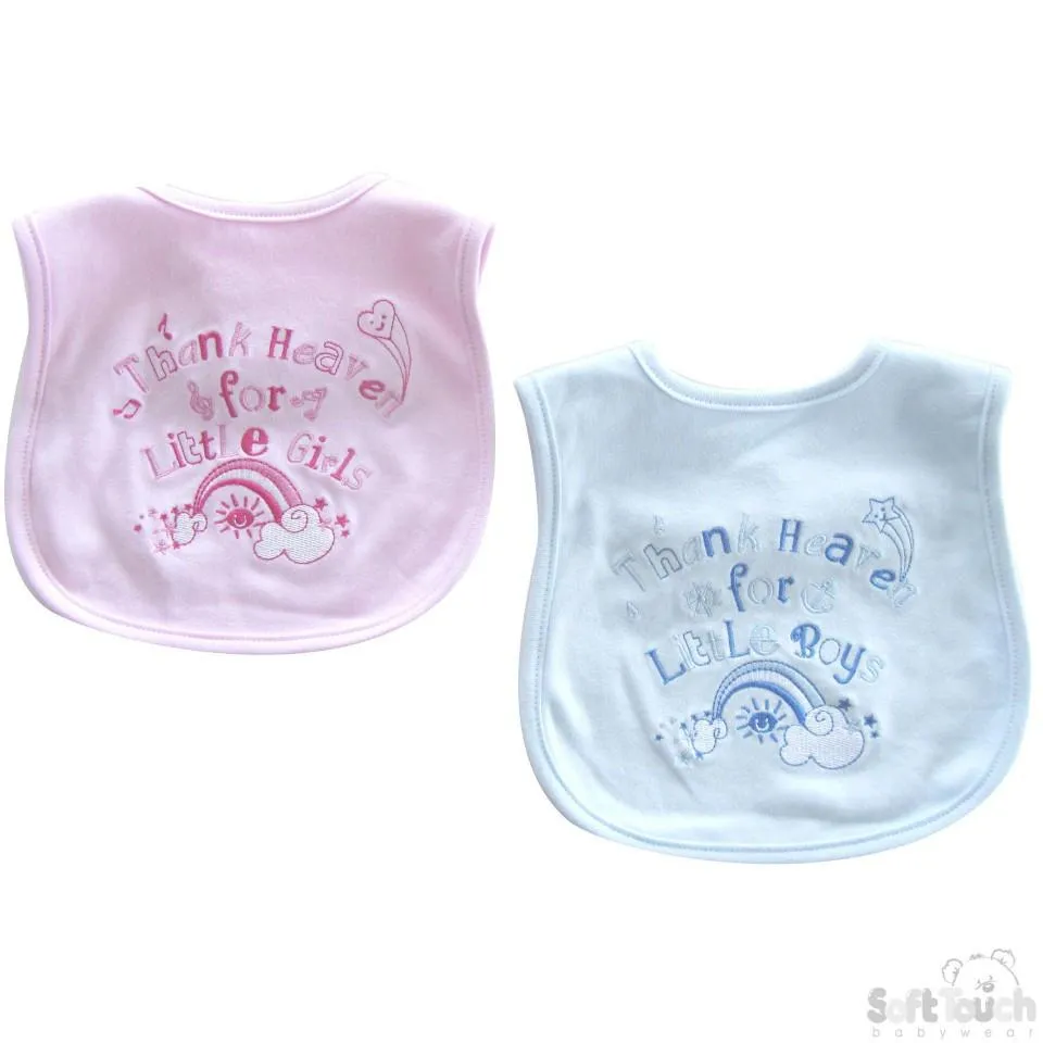 "THANK HEAVEN FOR..." VELCRO BIB: P3599