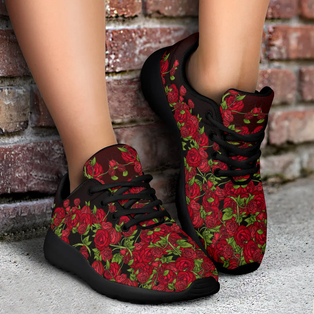 Red Roses Sport Sneakers