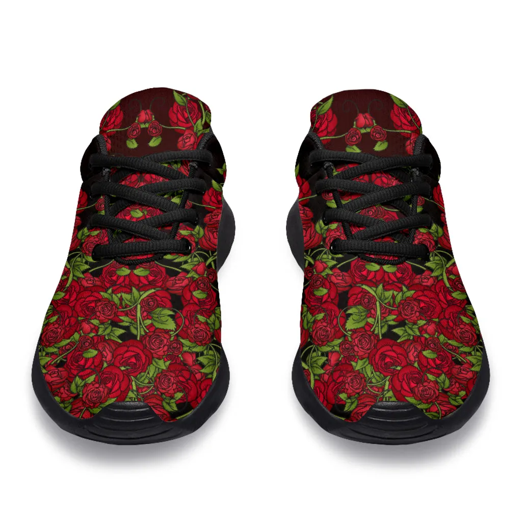 Red Roses Sport Sneakers