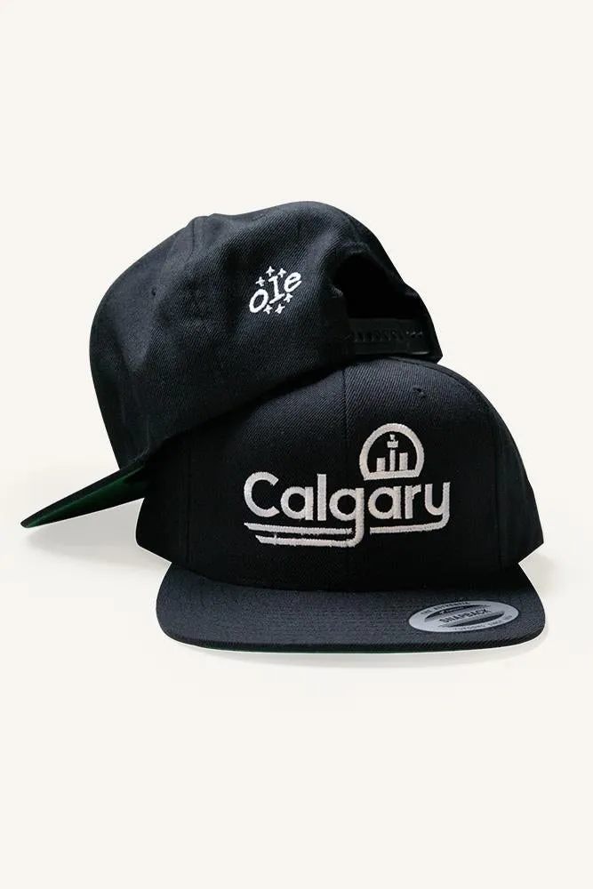 Retro Calgary Snapback Cap