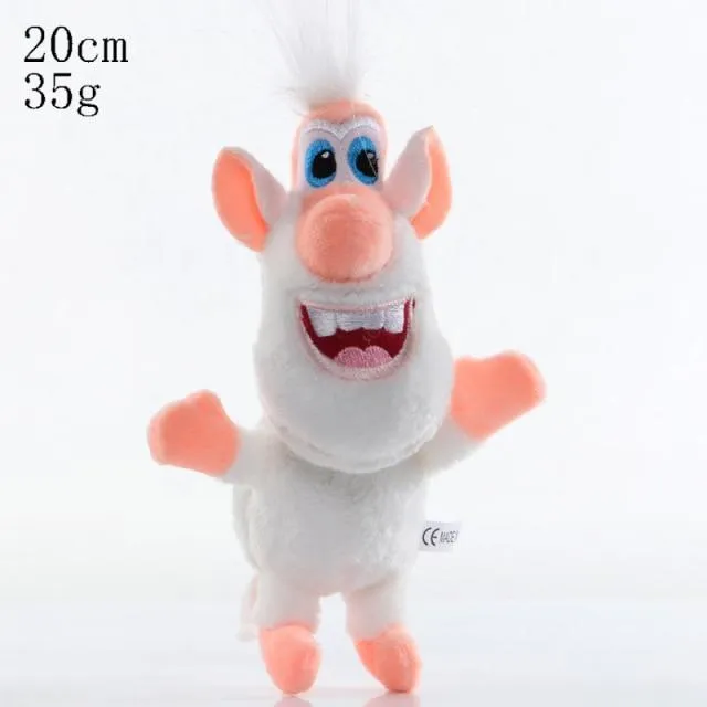 Russia Cartoon Little White Pig Plush Toy Stuffed Animal Cute Soft Cotton Doll Action Figures Cooper Booba Buba Kid Newborn Gift