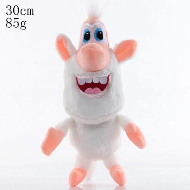 Russia Cartoon Little White Pig Plush Toy Stuffed Animal Cute Soft Cotton Doll Action Figures Cooper Booba Buba Kid Newborn Gift