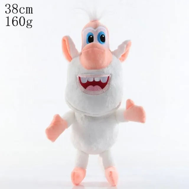 Russia Cartoon Little White Pig Plush Toy Stuffed Animal Cute Soft Cotton Doll Action Figures Cooper Booba Buba Kid Newborn Gift