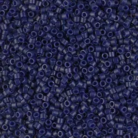 Seed Beads-11/0 Delica-2144 Duracoat Opaque Dyed Cobalt-Miyuki-7 Grams