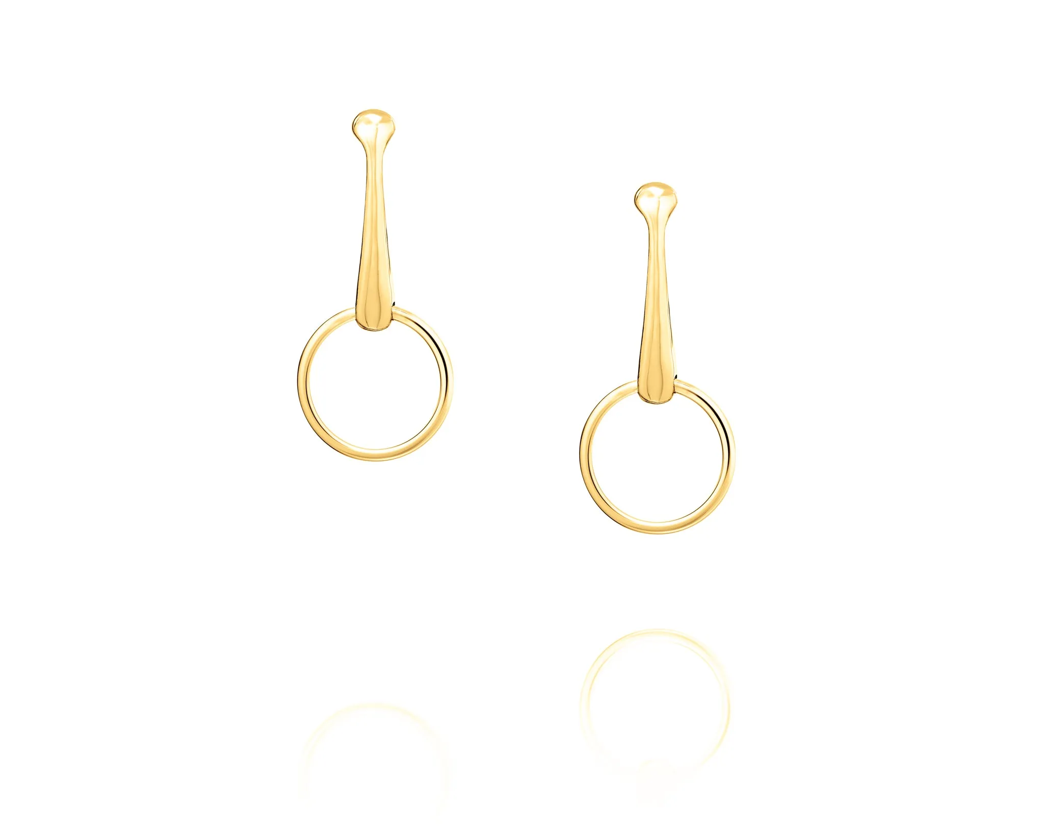 Snaffle Bit Statement Earrings