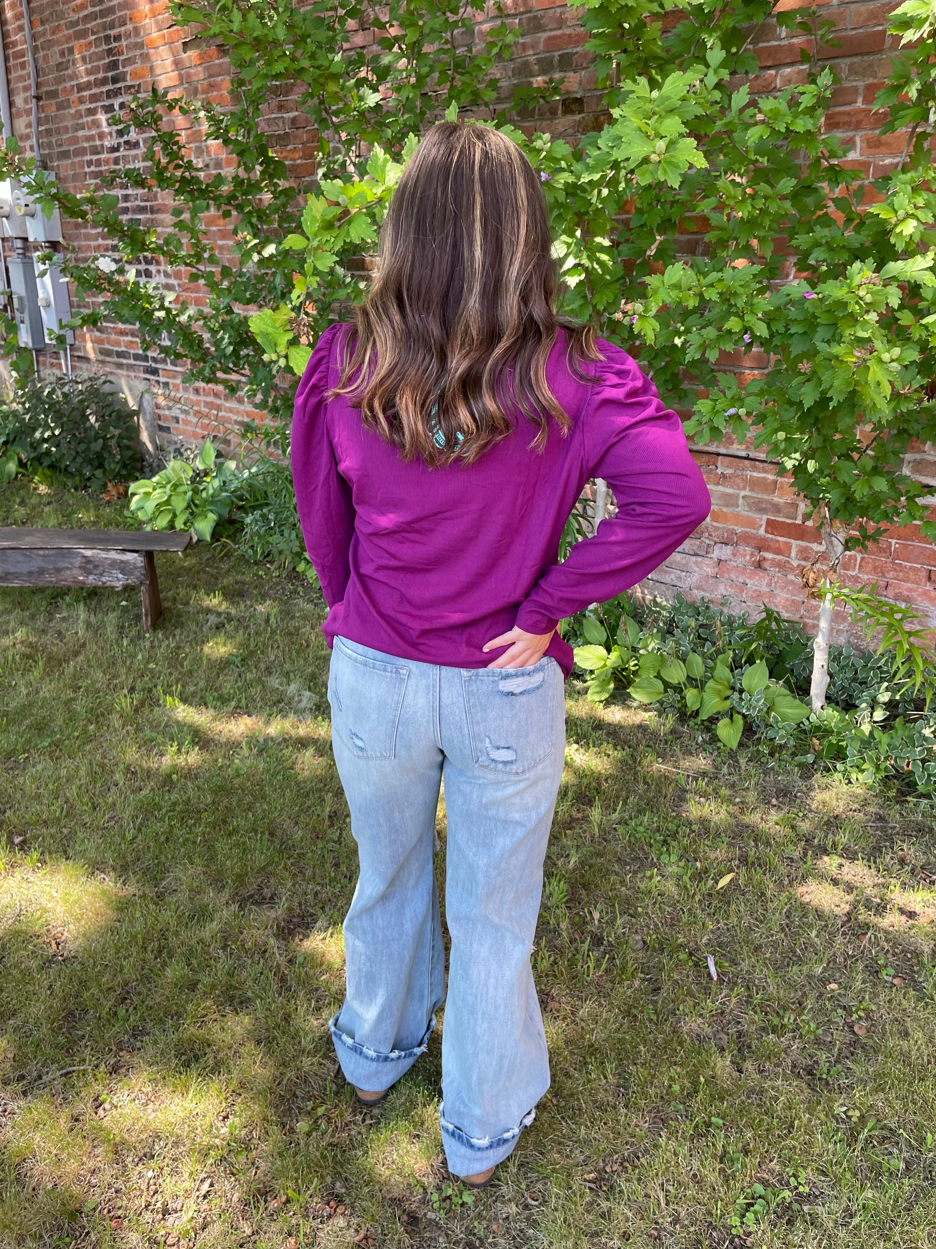 Something Classy Plum Top