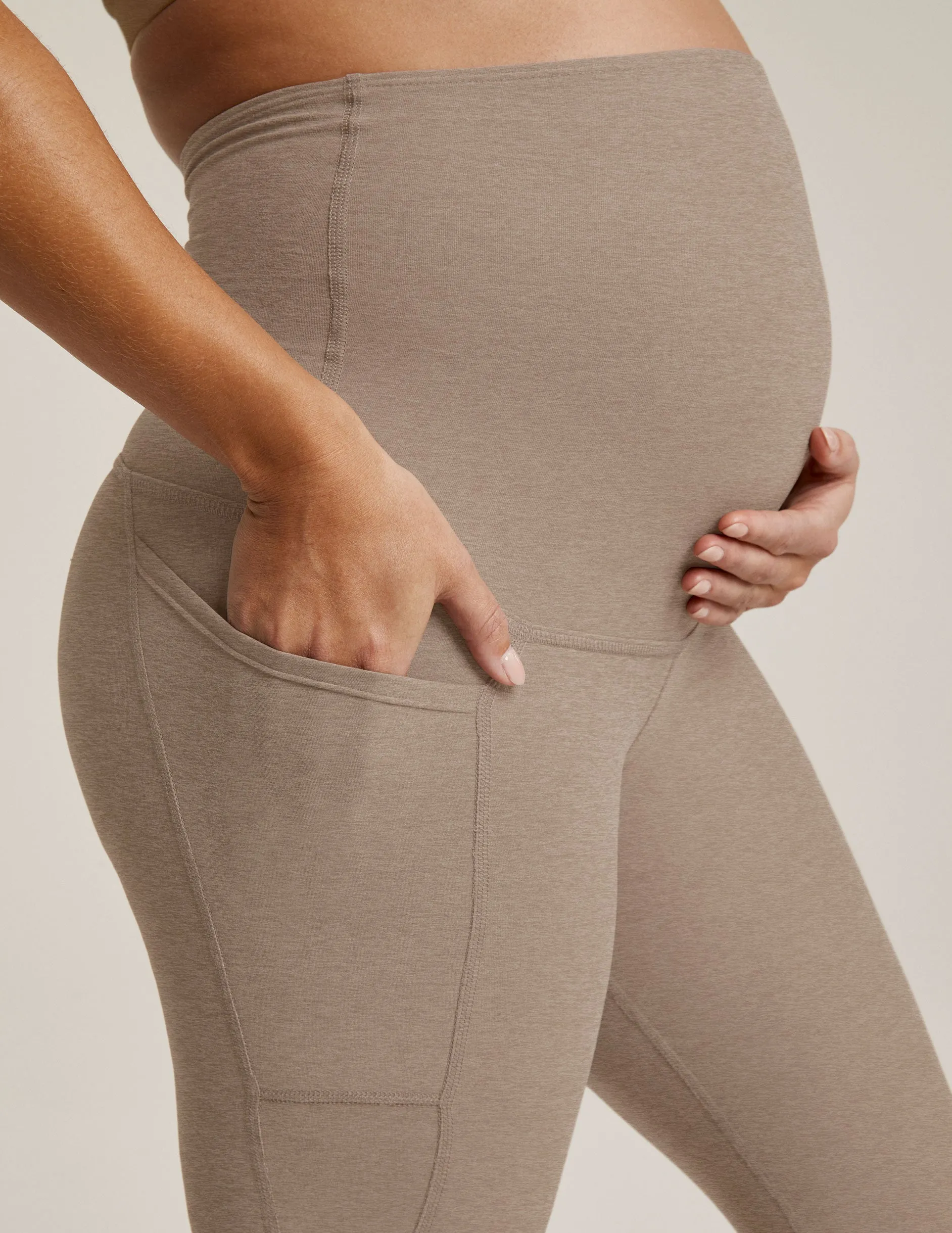 Spacedye Love the Bump Maternity Pocket Midi Legging