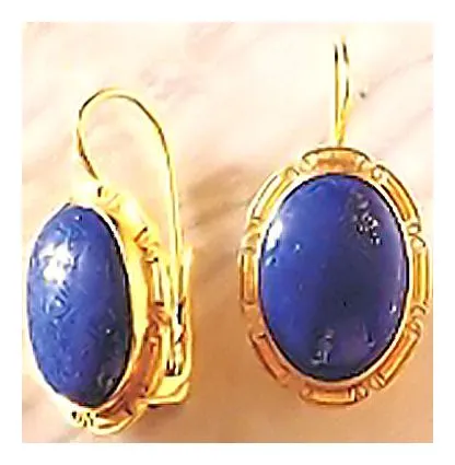 St. Albans Lapis Earrings