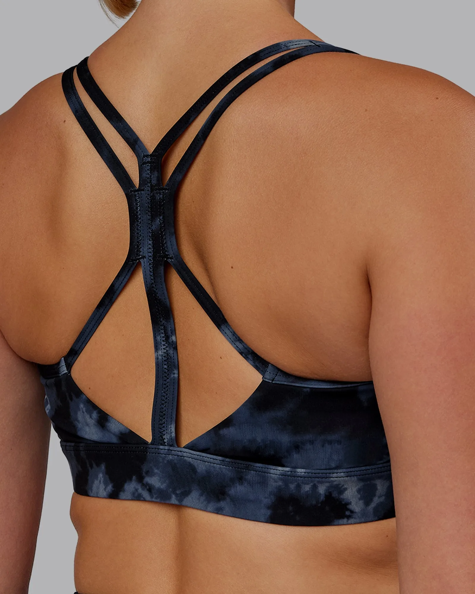 Stamina Form Sports Bra - Tie Dye-Midnight