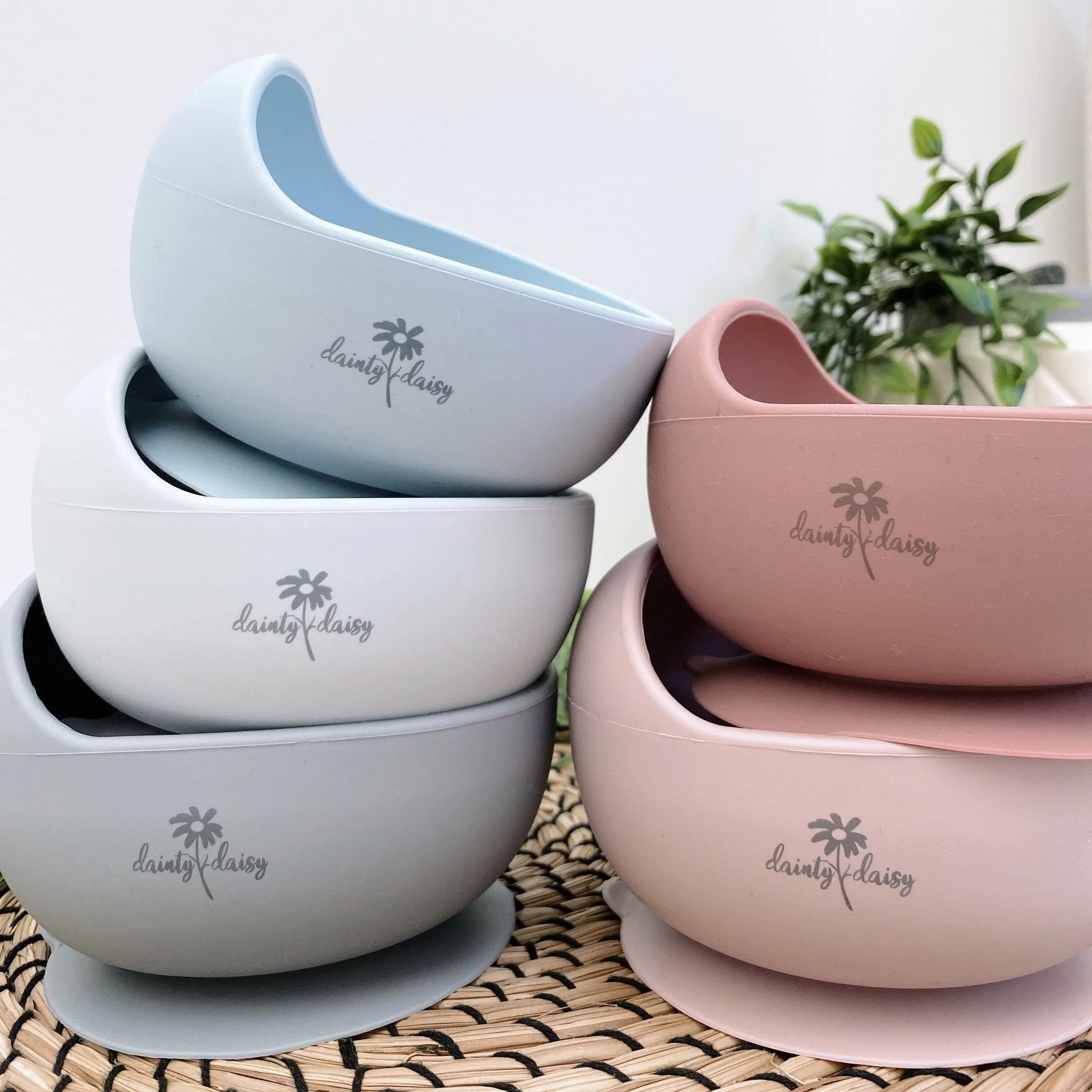 Stickie Bowl & Spoon Set - Dusty Rose