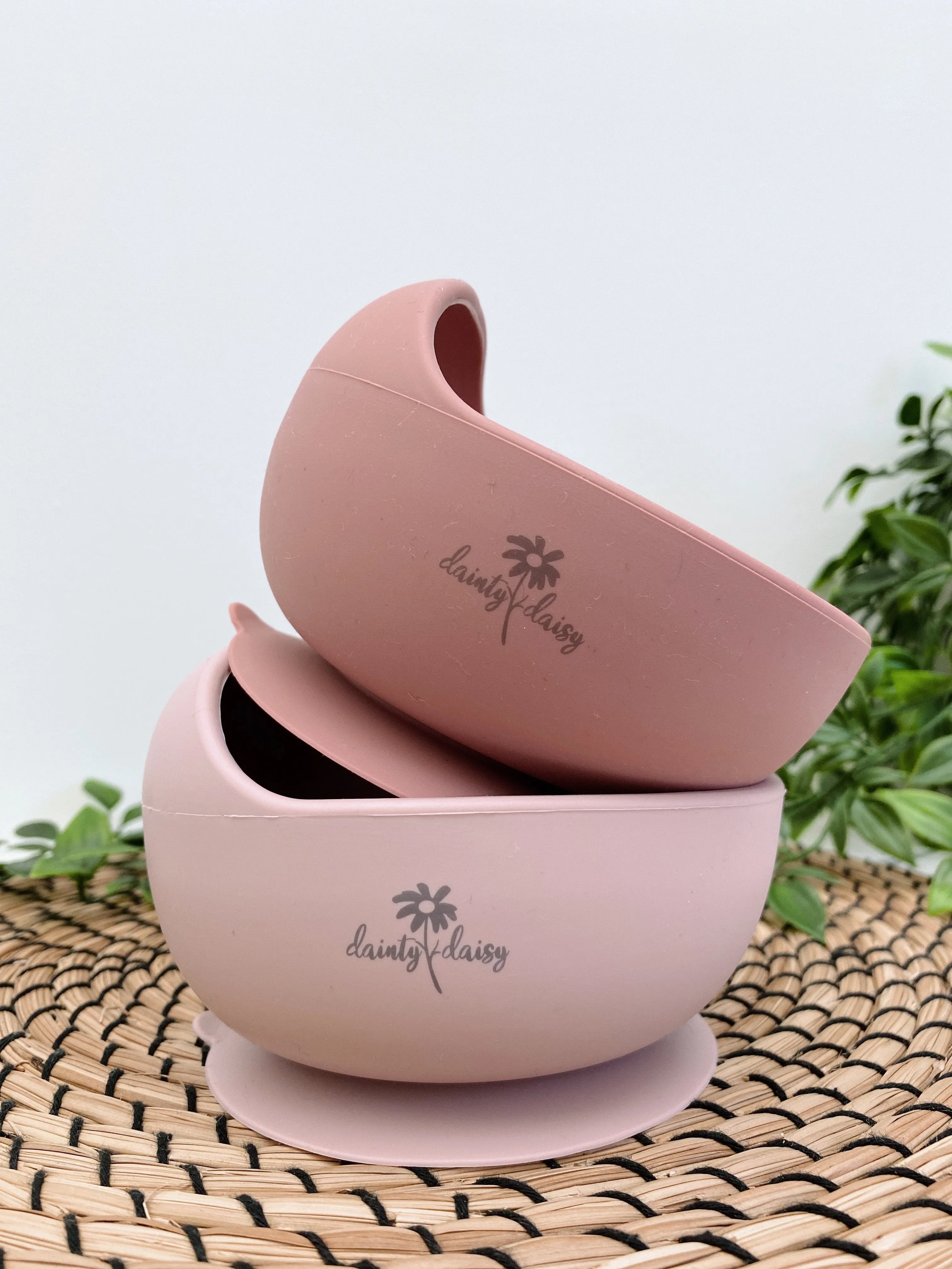 Stickie Bowl & Spoon Set - Dusty Rose