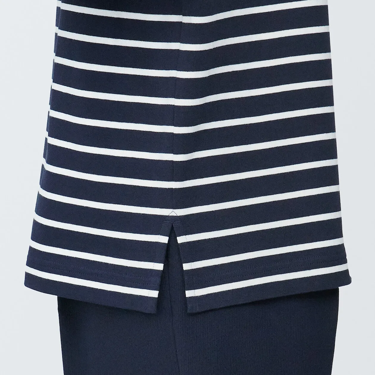 Striped Boatneck Short Sleeve T-Shirt