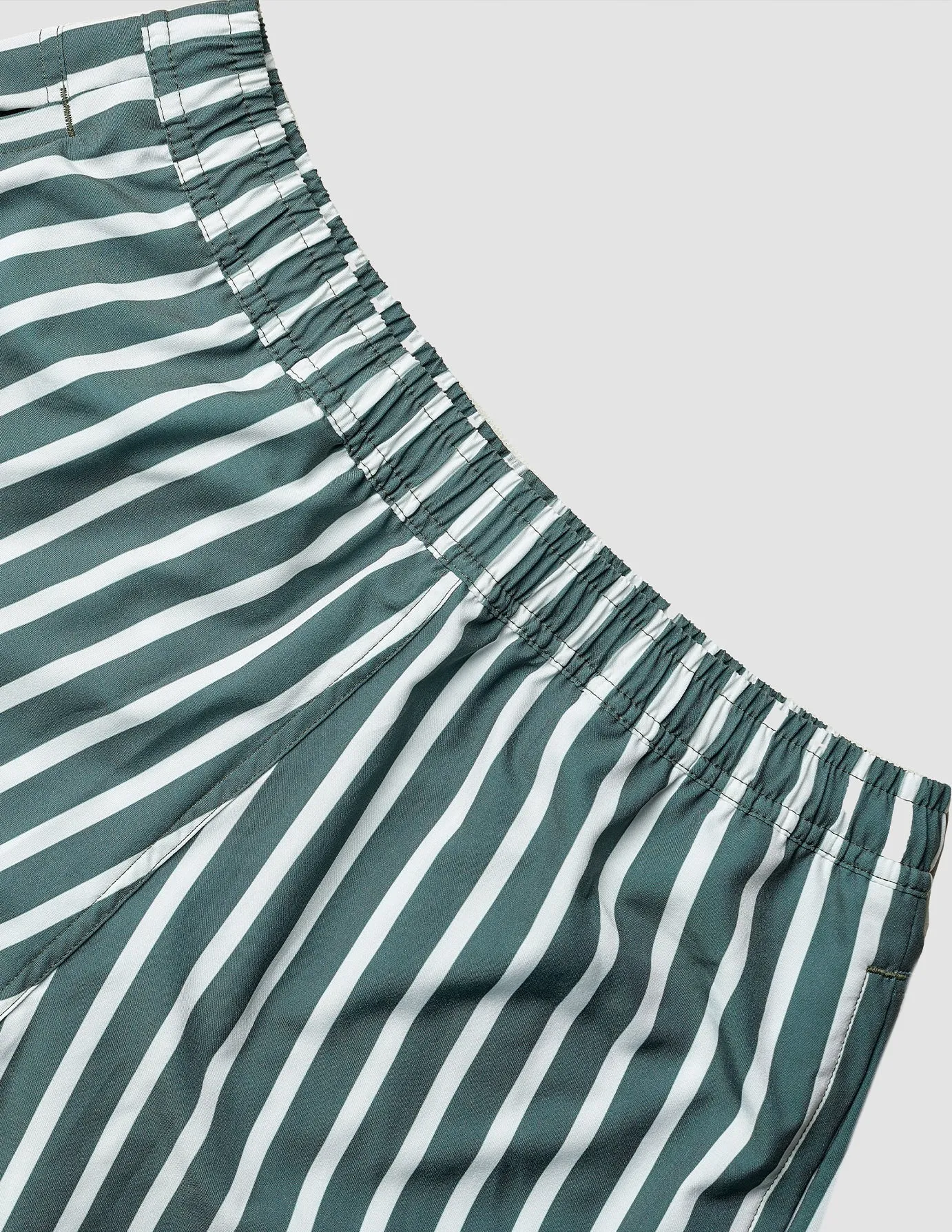 Swim Shorts Garden Green Stripe