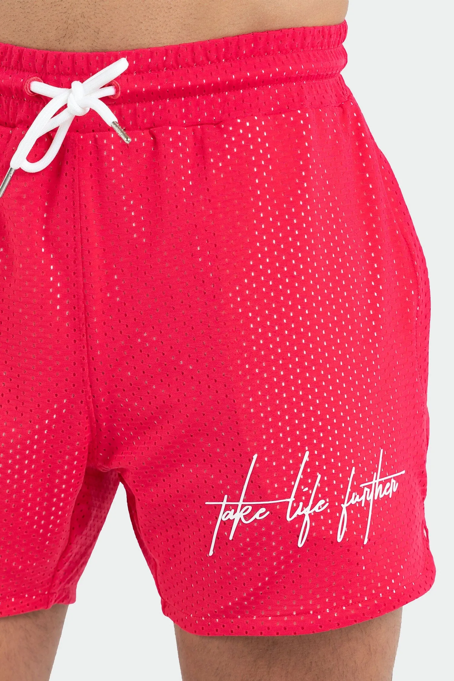 TLF Script Mesh 5 Inch Shorts