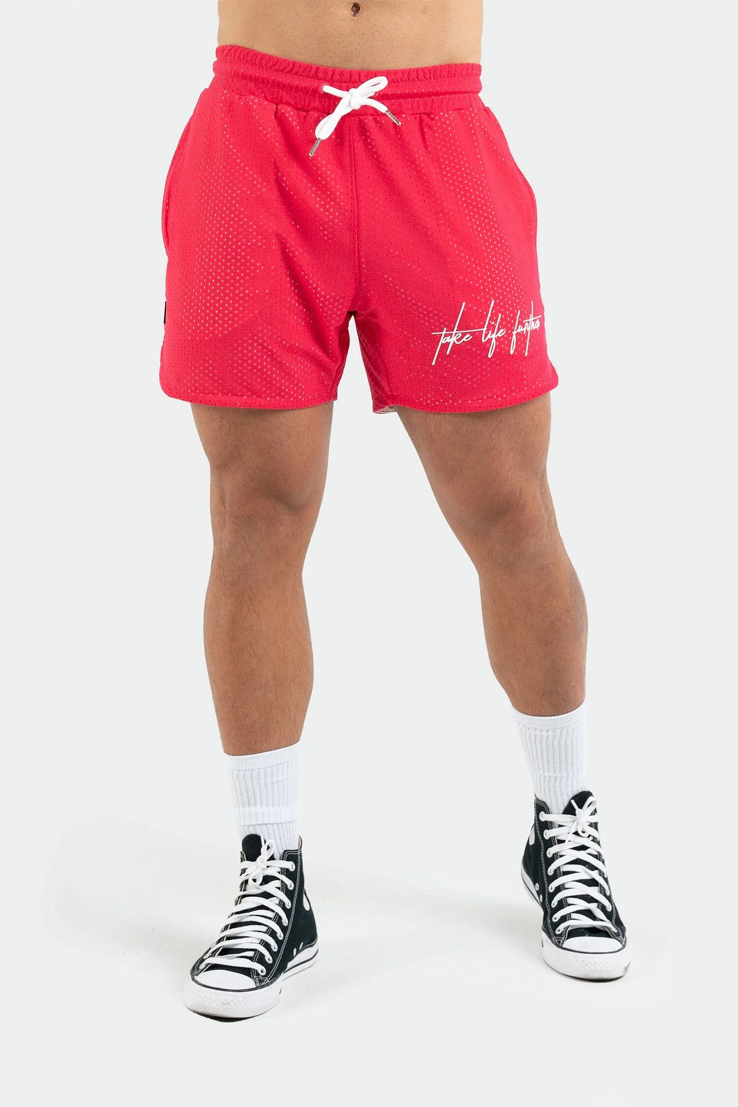 TLF Script Mesh 5 Inch Shorts