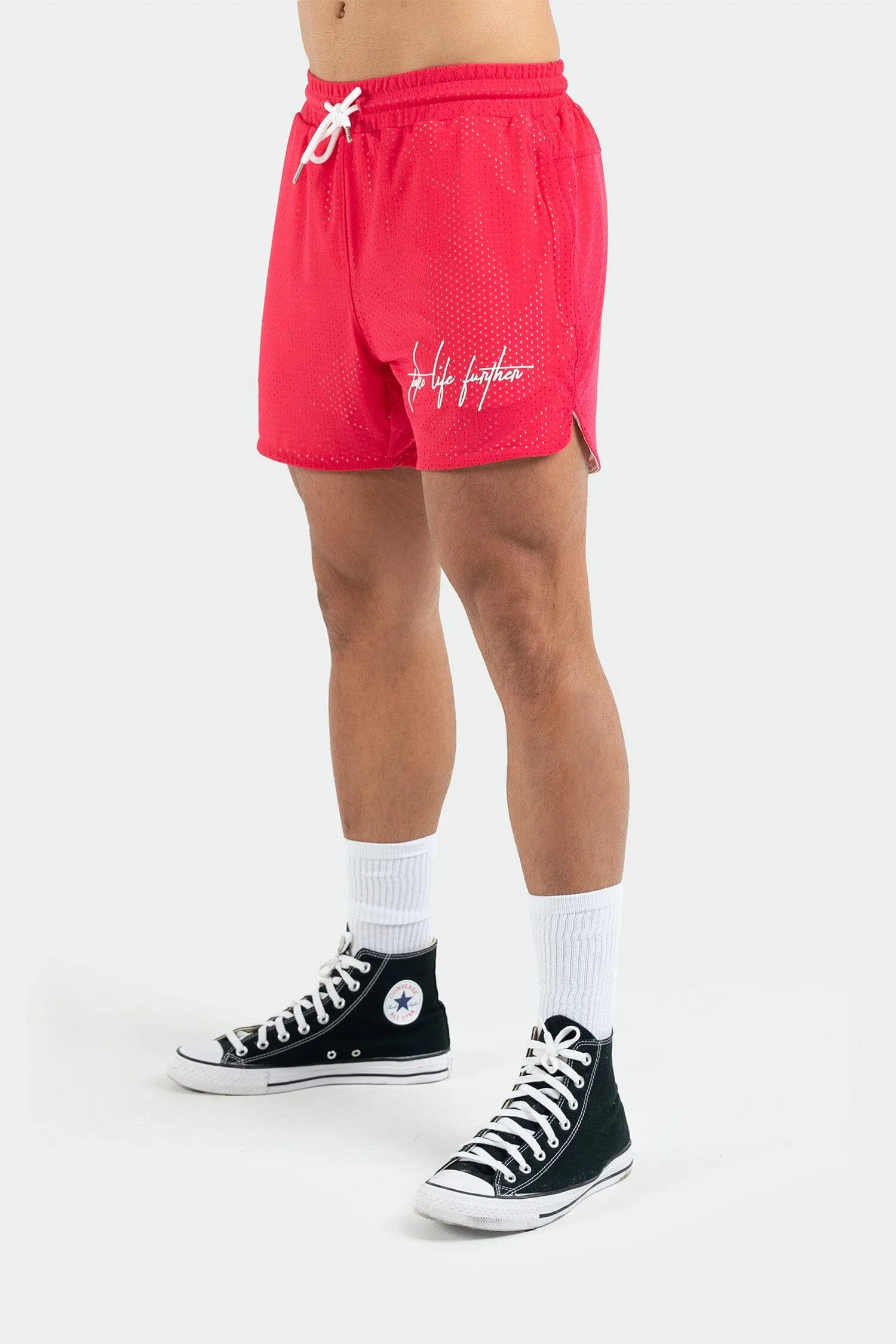 TLF Script Mesh 5 Inch Shorts