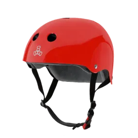 Triple 8 The Certified Sweatsaver Helmet - Red Glossy