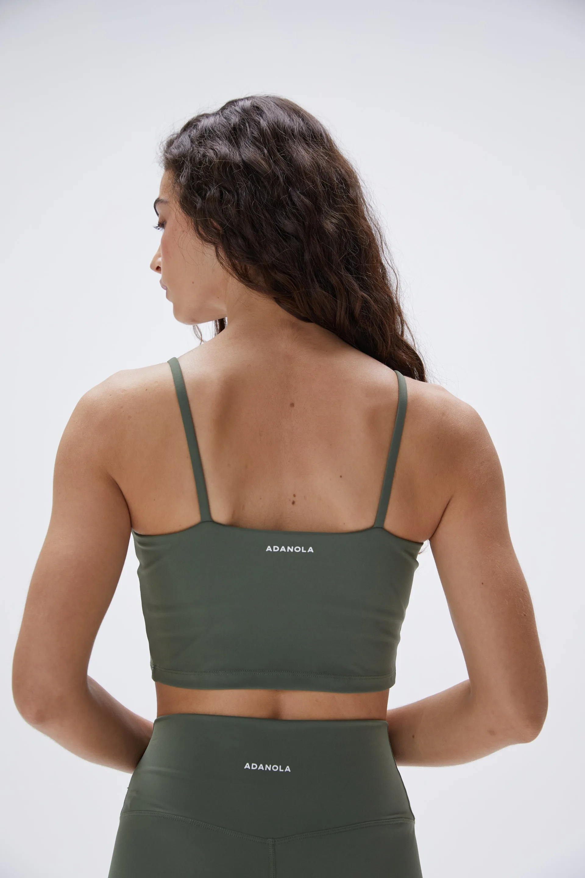 Ultimate Tank Bra - Khaki Green