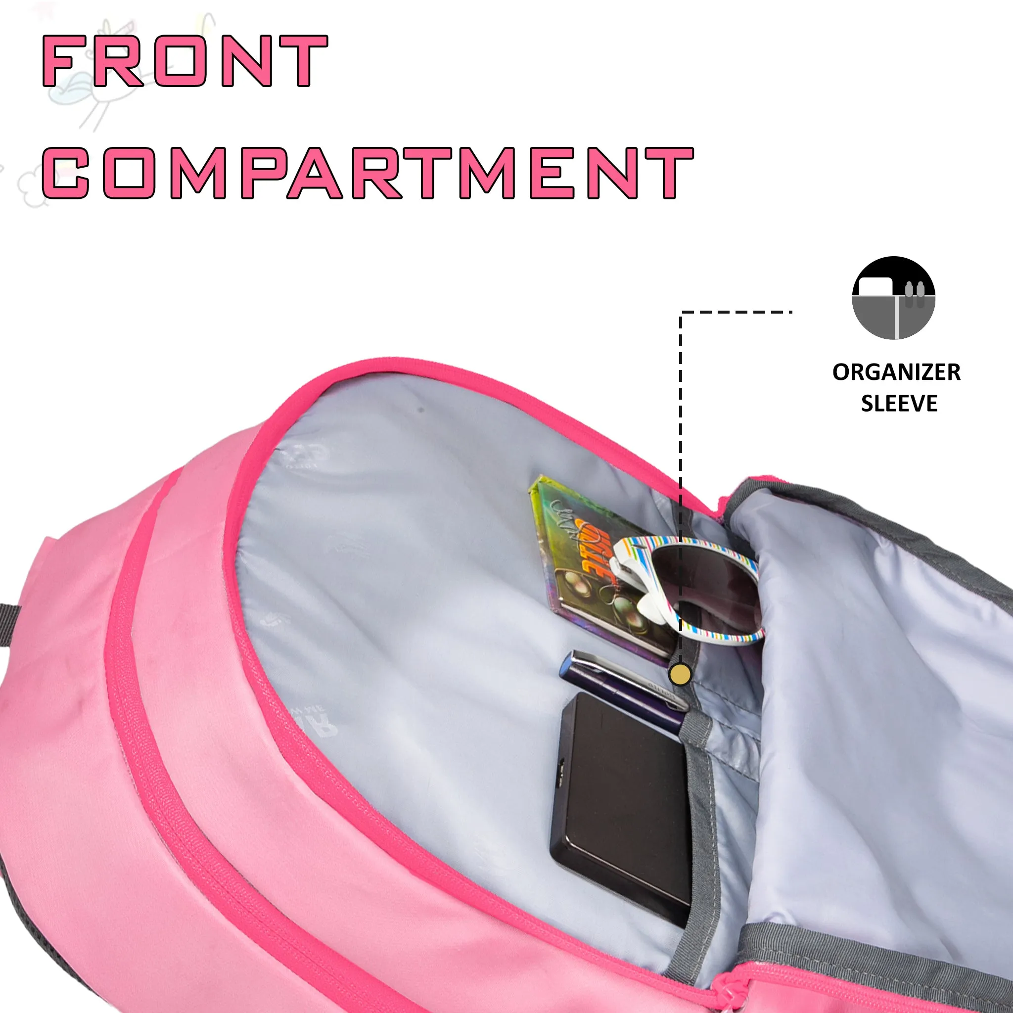 Unicorn 22L Pink Kids Backpack