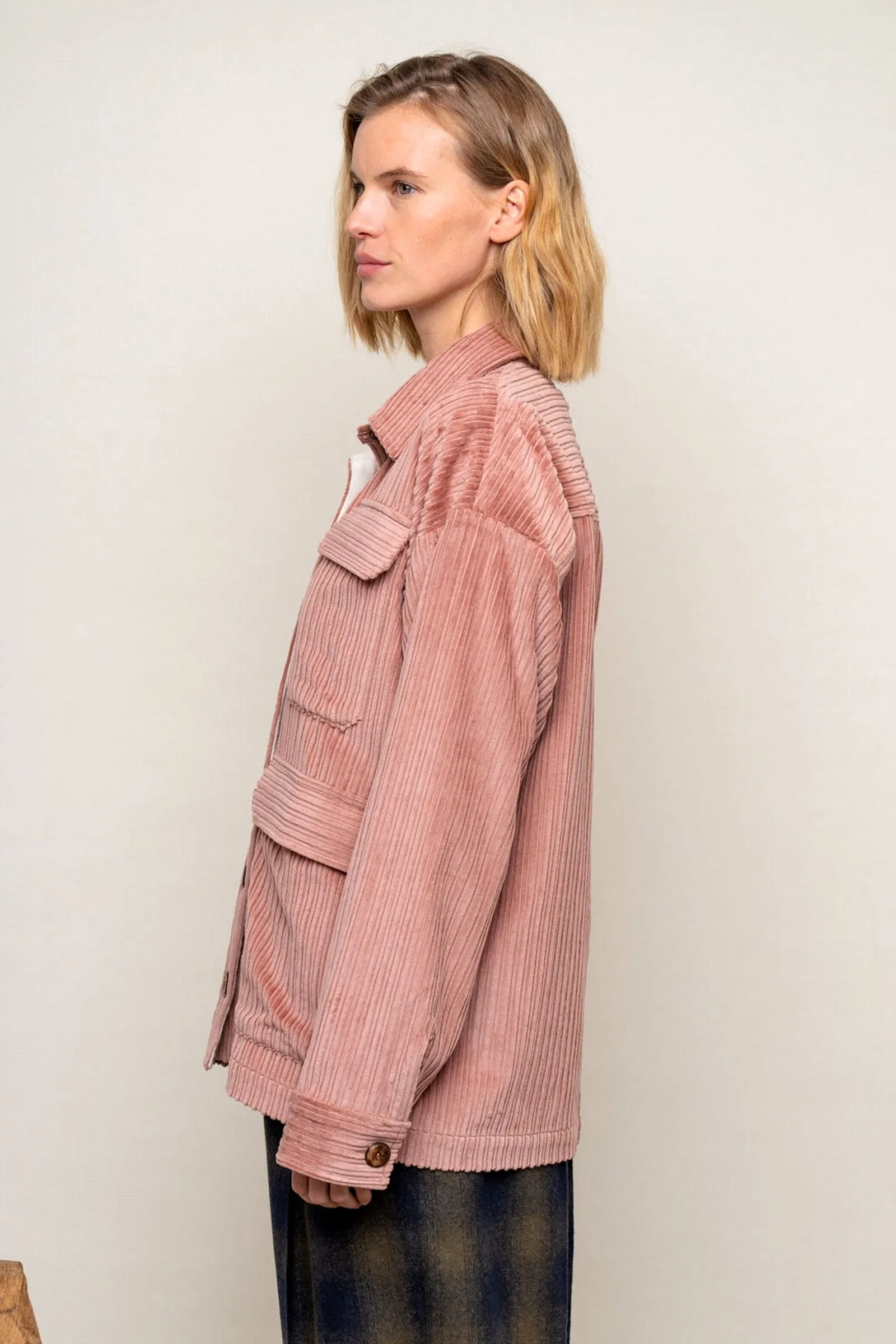 Vie Corduroy Shirt Jacket