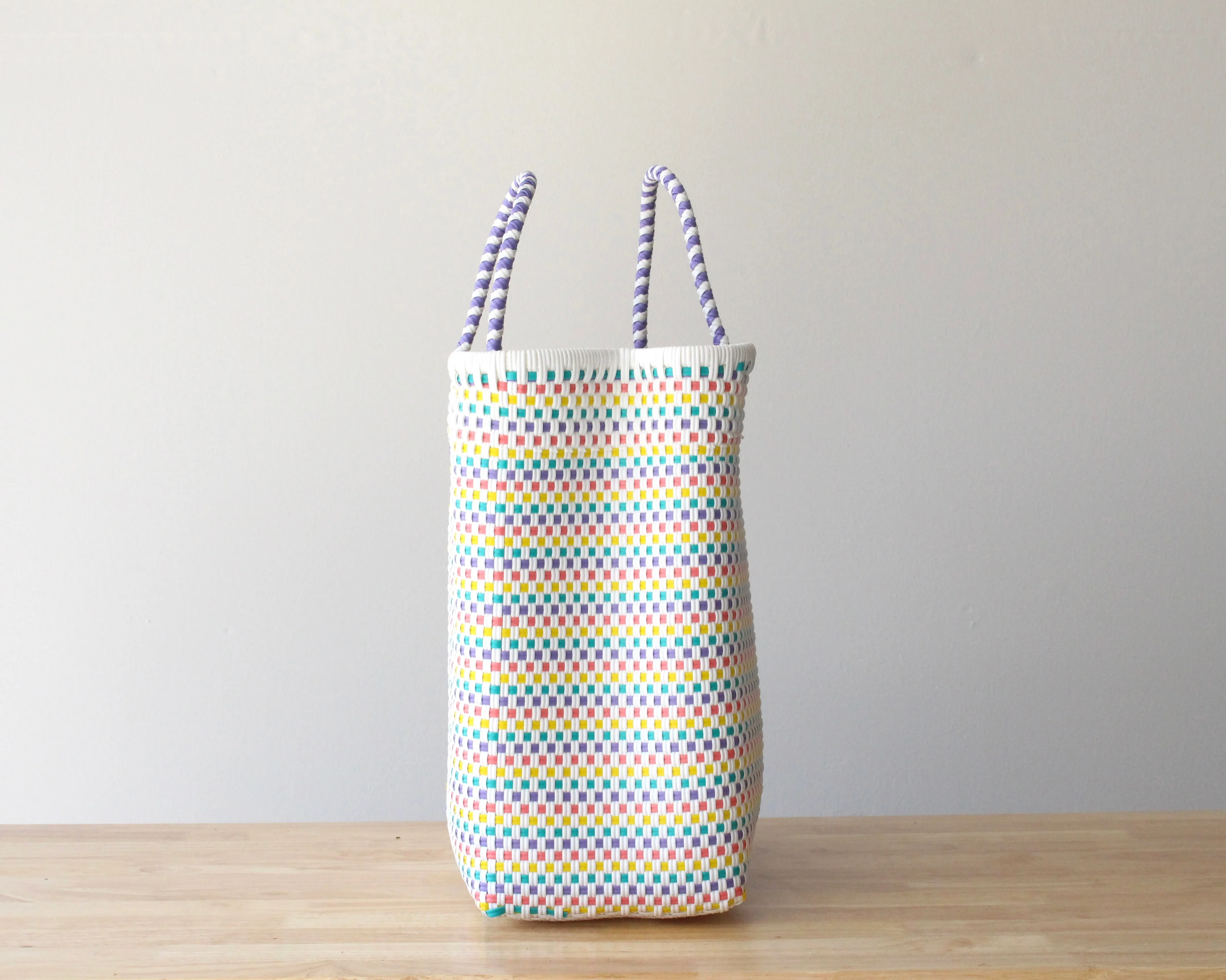 White & Colors Tote Bag by MexiMexi