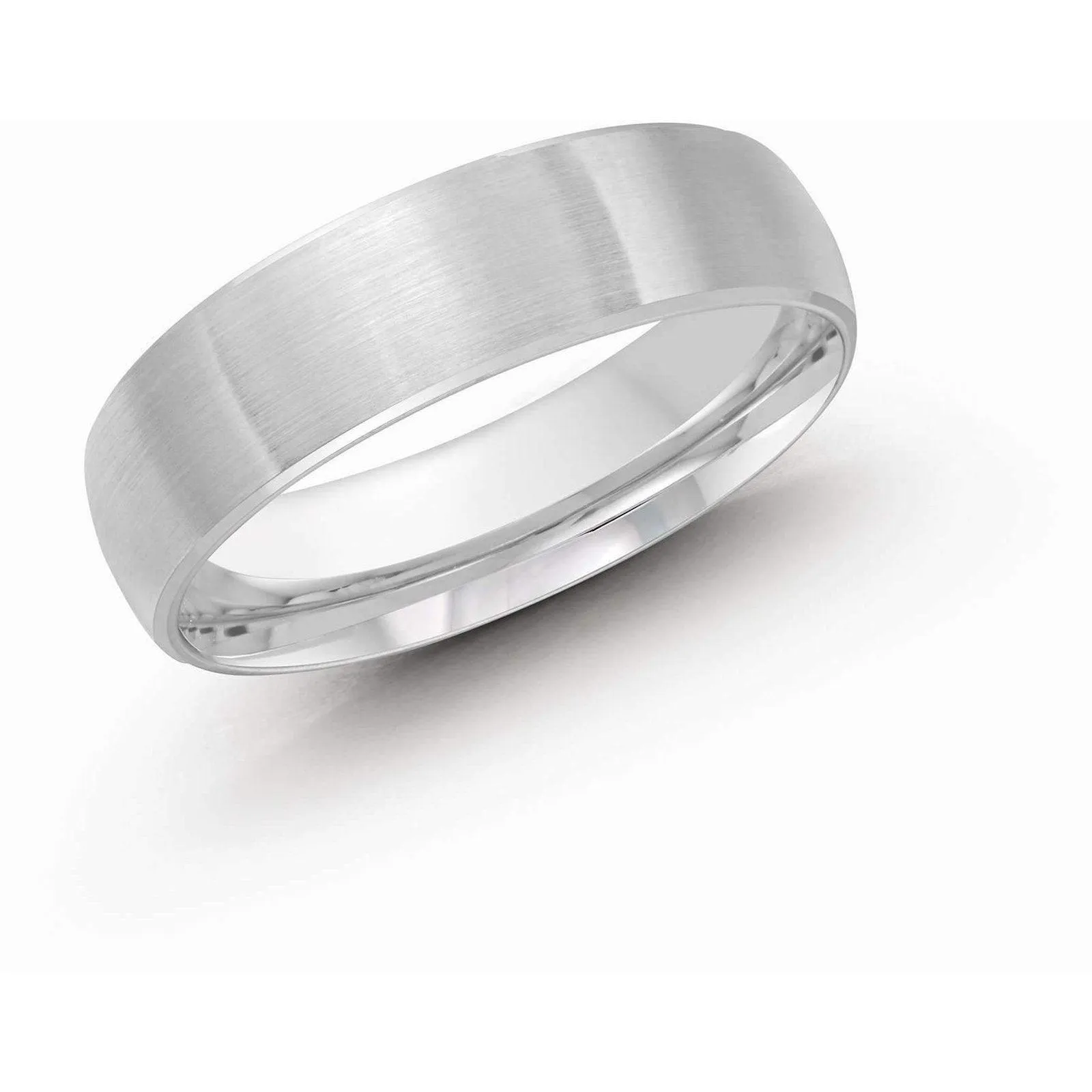 White Gold Wedding Band