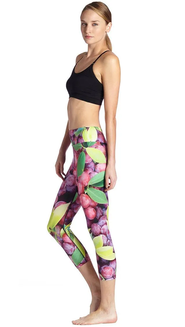 Wine - Triathlon Capri Leggings - CUSTOM ORDER