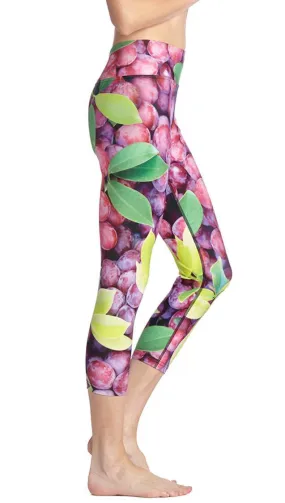 Wine - Triathlon Capri Leggings - CUSTOM ORDER